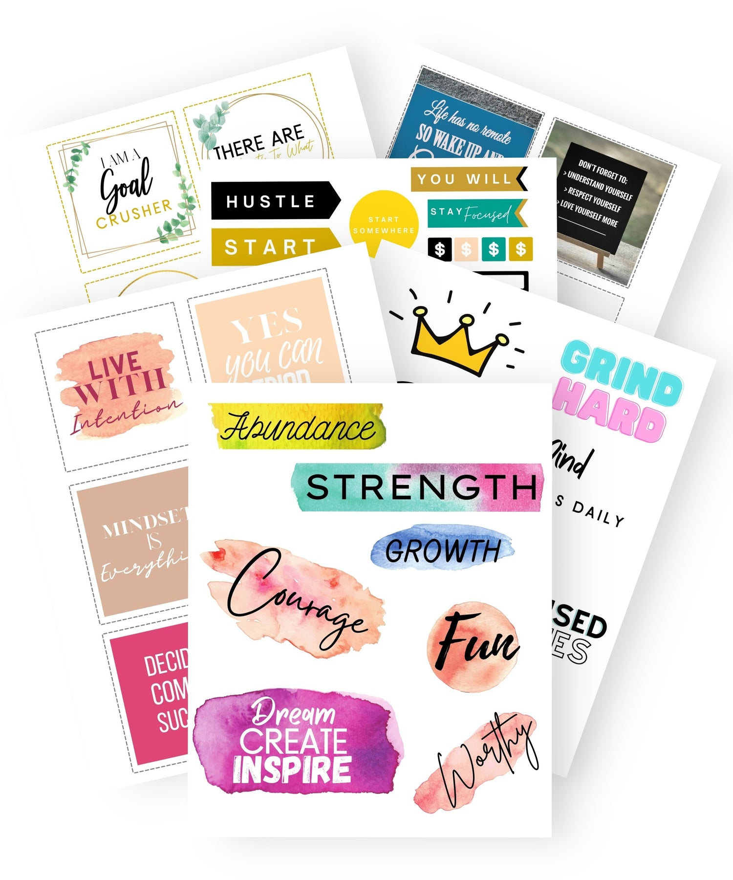 Vision Board Kit Dream Boards With Motivational Stickers 